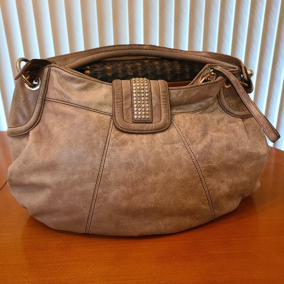 Marciano Leather Bag Studded Hobo Large Size. - Picture 4 of 11